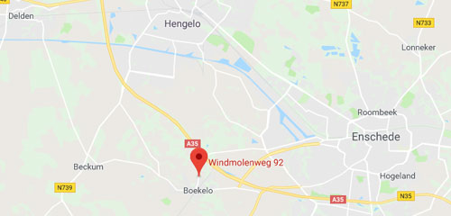 Autobedrijf Hulscher Boekelo - Route